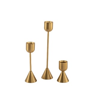 Metal Column <strong>Brass</strong> <strong>Candle</strong> <strong>Holder</strong> Mushroom Shape Variety Size Taper Copper Candlestick <strong>Holder</strong> - Product Image 2