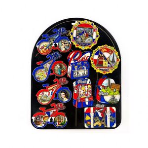 Imán de Refrigerador Personalizado 3D, Recuerdos de PARÍS, Imán de Madera 3D Hecho a Mano, Artesanía de Vacaciones en la Playa, Viajes Turísticos - Product Image 3