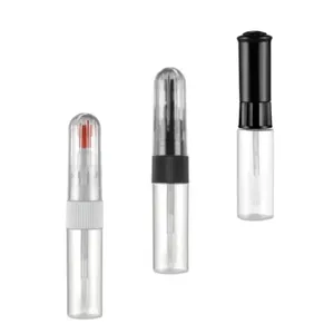 Private Label Nail Art 2 in 1 Bottle for Nail Polish Empty with Double Use Painting Soft Plastic Bottle Tube Squeeze Pen N02