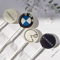 Sucettes personnalisées avec logo d'entreprise, texture dure, saveur sucrée, décorations de musée, ingrédients certifiés Halal, sucre