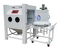 Ensemble de revêtement en poudre pour jantes de roues, système de peinture complet avec machine de sablage