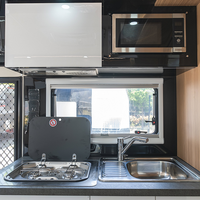 HQ15 Nouvelle Version Style Américain De Luxe Hors Route Camping Caravane Cuisine Camping-Car Voyage Maison Camping-Car Avec Salle De Bains