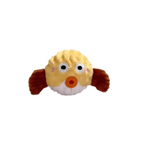 Cute Cartoon <span class=keywords><strong>Bichon</strong></span> Teddy Dog Toys Suministros para masticar la dentición transfronterizos con características de sonido de bola elástica TPR - Product Image 5