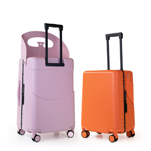 Vente en gros de sacs de cabine pour femmes ensemble de valises avec siège <span class=keywords><strong>valise</strong></span> pour enfants roues de bagages de voyage pour enfants - Product Image 2