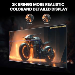 <span class=keywords><strong>Monitor</strong></span> OEM <span class=keywords><strong>IPS</strong></span> 27 Pollici 165Hz 280Hz 360Hz 1440p QHD 1ms Senza Cornice LCD LED per Gaming con Base Girevole e Regolabile in Altezza - Product Image 5