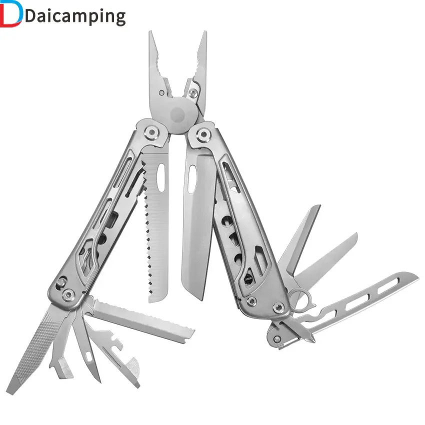 Daicamping DL5 Pinces Multifonctionnelles Grand Ciseaux Couteau Pliant Outils Multitools Camping EDC Gear Multi Pinces Multi-Outils Couteau