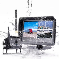 Système de remplacement de miroir numérique sans fil CMS | ECE R46 | Moniteur polarisé HD 7 pouces étanche IP69K | Système de vision latérale pour camions et bus MRS
