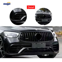 Kit carrosserie complet GUGO C253 AMG GLC63 Style, pare-chocs avant et arrière, calandre, mise à niveau facelift pour Mercedes-Benz GLC Coupé C253 2020-2022