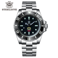 STEELDIVE SD1954 montres de plongée pour hommes sport hommes montre mécanique automatique 200m montre-bracelet étanche NH35