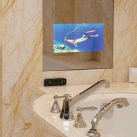 Miroir électrique intelligent de 21 à 85 pouces avec luminosité intégrée 500 Full HD LED TV pour salle de bain douche étanche Tuner ATSC WiFi