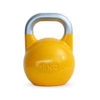 Entraînement de base d'haltérophilie de qualité professionnelle Kettlebell Fitness Cloches de bouilloire à code couleur