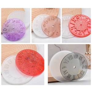 Moule à horloge en silicone époxy avec chiffres romains et constellations, artisanat en résine DIY, décoration murale pour la maison - Product Image 6