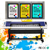 Imprimante éco-solvant CMYK 1,6 m 1,8 m avec têtes XP600 I3200, jet d'encre numérique grand format pour bannières et vinyles
