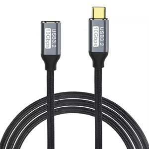 สายต่อ USB C 100W ความเร็ว 10Gbps USB3.1 Gen2 หัวงอ 90 องศา รองรับการชาร์จเร็ว 5A สำหรับ PS5 <span class=keywords><strong>VR</strong></span> - Product Image 1