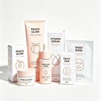 Caja de Embalaje Cosmético Moderna Hecha de Cartulina Blanca con Diseño de Forma Única, Estampado en Relieve y Recubrimiento Mate