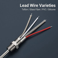 Sonde de température industrielle RTD PT100, thermocouple 3 fils, en acier inoxydable, étanche, avec contrôleur