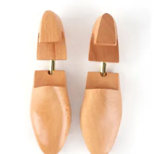 Buche Holz Schuh trage Massivholz Schuh trage anpassbares Logo verstellbar ohne Fuß bekleidung