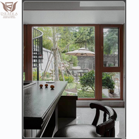 Fenêtre à battant horizontal sur mesure pour maison moderne, en alliage d'aluminium, insonorisée, double vitrage, écoénergétique