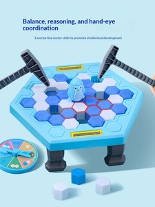 <span class=keywords><strong>Jeu</strong></span> de société éducatif et stimulant pour le développement cérébral, pour bébés garçons et filles de 0 à 3 mois, avec fonction de brise-glace et sauvetage des pingouins - Product Image 4