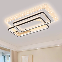Nouvel ensemble d'éclairage complet pour salon 2025 : Plafonniers LED modernes et simples en acrylique et fer forgé