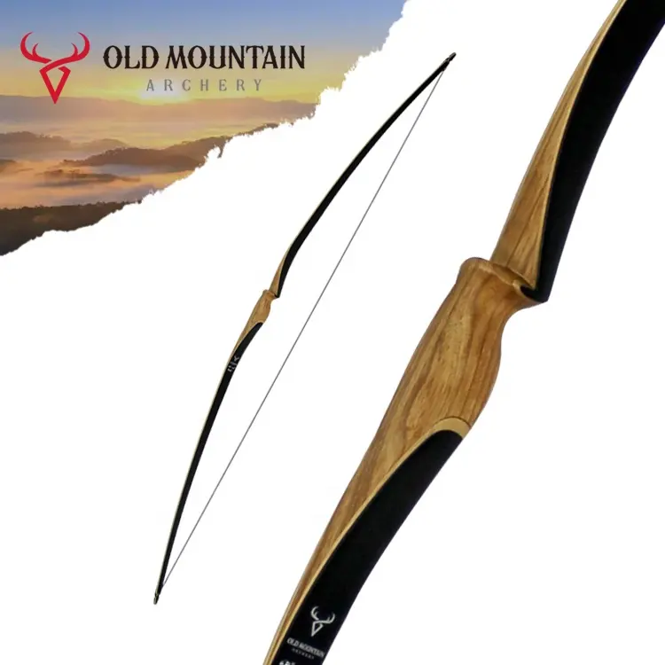 Old Mountain Archery Greylock Hot Selling 68" Traditional Laminated Bow Archery Wooden Bow Longbow Bow