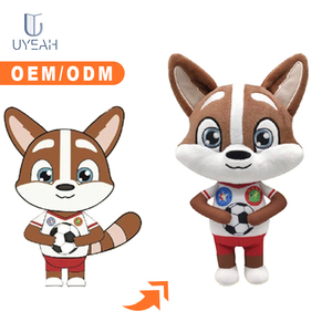 Fabricant de jouets en peluche de haute qualité CE EN71, loup, animaux en peluche personnalisés, jouet pour chien Husky personnalisé avec écharpe - Product Image 4
