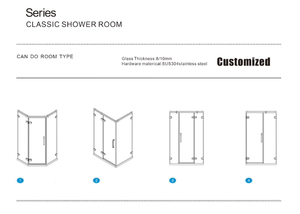 Doccia Moderna Personalizzabile con Elementi Floreali in Vetro Artistico Rinforzato, Telaio in Acciaio Inox, Spessore 8MM - Resistente e Facile da Installare - Product Image 4