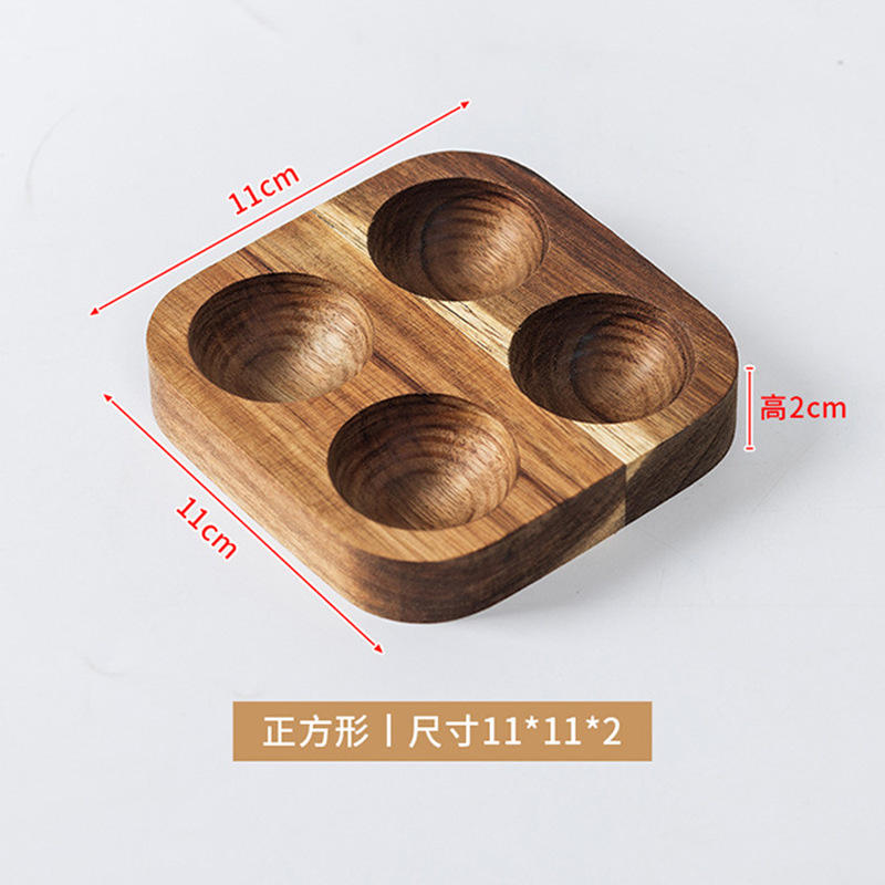 Four double row egg tray 11*11*2cm brown