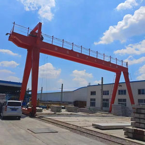 เครนโครงเหล็กสองคาน  กำลังยกสูง  ประสิทธิภาพการใช้พื้นที่ยอดเยี่ยมสำหรับโรงงาน  พร้อมมอเตอร์หลักและส่วนประกอบ PLC - Product Image 1