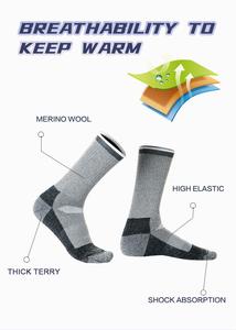 Custom Wool Work <b>Socks</b> Heavy Duty Wool <b>Running</b> <b>Socks</b> Merino Wool Ski <b>Socks</b> Wool Sports <b>Socks</b> Winter Snow - Product Image 5