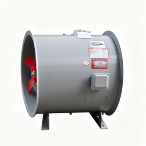 High-temperature Smoke Exhaust Axial Flow <b>Fan</b> Low-noise 380V AC Cooper Motor Industrial Duct 3C Certified Low-noise - Product Image 3