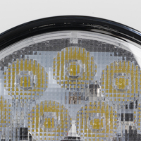 Lampe marine LED 36W personnalisable en alliage d'aluminium, installation facile, variété de fonctions, lampe de travail ronde pour bateau, pour quai