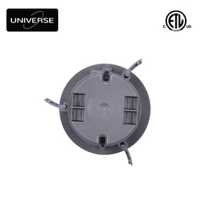Boîtier électrique de plafond en PVC ETL pour installation ancienne, simple compartiment, 18 pouces cubes, pour prise/interrupteur, UL94 V0 ignifuge, gris - Product Image 4