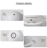 330ml USB Rechargeable Jupiter Lampe Humidificateur 200ml USB 3D LED Lumières Smart Parfum Distributeur De Luxe Maison Parfums Air Refroidissement