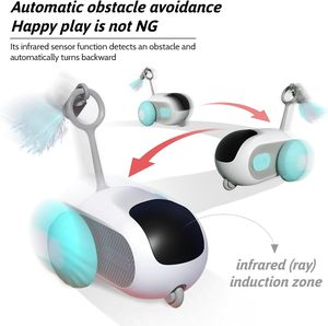 Juguete Eléctrico Interactivo Inteligente para Perros y Gatos con Control Remoto <span class=keywords><strong>2026</strong></span>, Juguete Automático con Control Remoto de Doble Modo - Product Image 2
