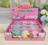Jouet Squishy Gâteau Simulé, Jouet Alimentaire à Rebond Lent, Jouet Anti-Stress à Presser, Cadeau
