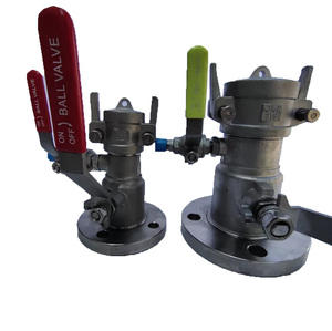 บอลวาล์วสำหรับบรรจุของเหลวไนโตรเจน LN LPG ถังบรรจุแก๊ส SS304 DN25 DN50 รถบรรทุกถังแก๊ส ข้อต่อเร็ว วาล์วรถบรรทุก วาล์วระบายแรงดันไอเสีย วาล์วนิรภัย - Product Image 1