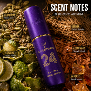 Premium Athletic Cologne Mist Fresh Woody Fragrance Long Lasting Scent Not Pungent Odor Control NO.24 Lightweight Perfume <b>Spray</b> - Product Image 2