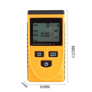 Detector <span class=keywords><strong>Digital</strong></span> de Radiação Eletromagnética Gm3120 Equipamento de Medição Doméstico com Display LCD Radiômetro - Product Image 6