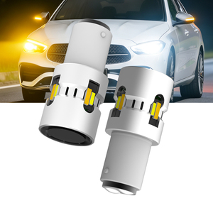 Luz LED 1157 de Doble Color con Función Switchback, 28W, Ventilador, 7443, 3157, Bay15d, Canbus, Sin Errores, para Señal de Giro, Freno, Parada y Luz Diurna - Product Image 1