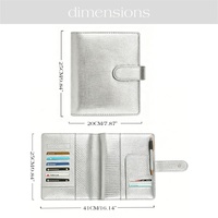 Carnet/Journal/Agenda Hongbo en cuir de lézard 4 couleurs, best-seller, couverture rigide avec fermeture à bouton, idéal comme cadeau de Noël, livré en boîte.