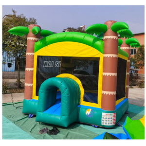 Castillo Inflable Tropical <span class=keywords><strong>de</strong></span> PVC Resistente a Precio Económico <span class=keywords><strong>para</strong></span> Niños, Castillo Hinchable <span class=keywords><strong>para</strong></span> Exteriores - Product Image 2
