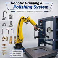 Máquina de Pulido Robótica Automática con Servomotor y Guiado Láser para Manijas de Puertas, Grifos y Producción de Fundición de Hierro