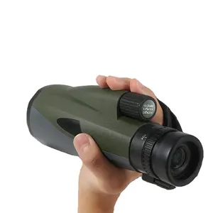 Power tinggi genggam HD kuat 10-20X60 adaptor ponsel pintar monokuler teleskop Zoom Monocular untuk konser menonton burung