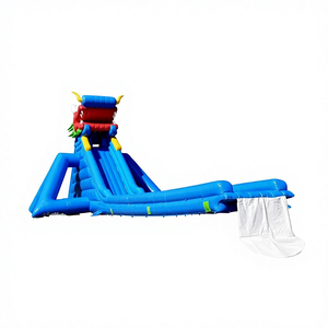 Grande piscine gonflable géante, piscine de pêche, PVC, parc aquatique extérieur, combinaison toboggan, piscine de natation en provenance du Shandong - Product Image 1