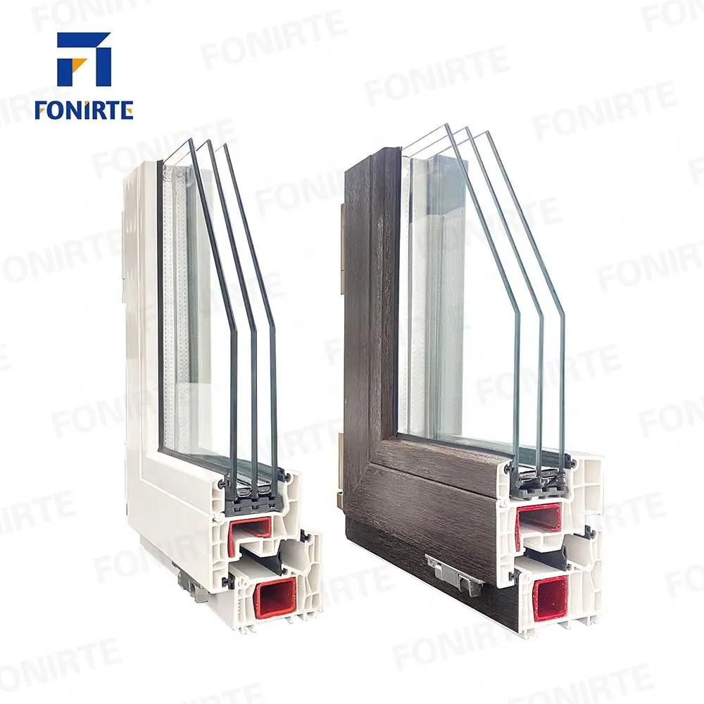 PVC upvc Windows perfil máquina de extrusión bajo precio barato plástico upvc ventana