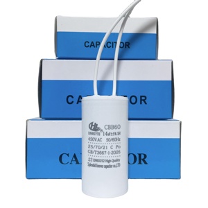Ổn định tốt 450V 4UF 10uF 12UF 15uF 16UF 18uF <span class=keywords><strong>20uF</strong></span> 23UF AC động cơ chạy phim tụ điện cbb60 điều hòa không khí tụ điện - Product Image 1
