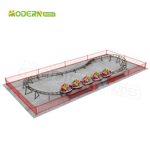Nouvel équipement de parc d'attractions : mini-montagnes russes pour enfants, design intérieur et extérieur, à vendre - Product Image 1