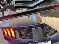 Pour Ford Mustang : Kit Carrosserie Style GTD – Lame de Pare-chocs Avant en Fibre de Carbone, Diffuseur, Spoiler, Panneau de Garde-boue Large, Amélioration de Capot