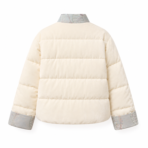 Abrigo informal holgado y versátil para mujer, estilo chino, con cuello alto francés, nueva moda de otoño, chaqueta de plumón estilo universitario, venta al por mayor - Product Image 3